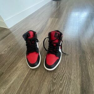 Jordan 1 Red, Black, and White